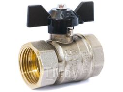 Шаровой кран LD Pride ММ Ду 25 / LD 47.300.25 (полнопроходной, ручка бабочка)