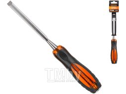 Стамеска плоская 10мм STARTUL MASTER (ST4072-10) (обрезиненная рукоятка, металлический затыльник)