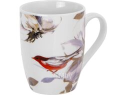 Кружка керамическая, 360 мл., FLOWER BIRD-2, PERFECTO LINEA 30-063642