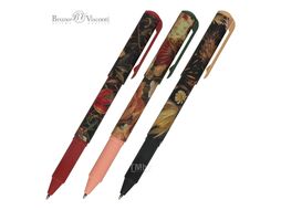 Ручка шариковая "DreamWrite. Flora.Flora.Black night" в карт. тубе, 0,7 мм, синяя, 3 вида Bruno Visconti 20-0264/23