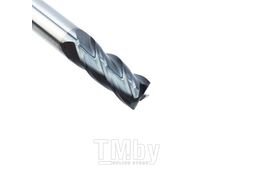Фреза концевая твердосплавная 10 мм z4, общего применения, ф10x25x10x75L (35) HRC45/LM AlTiN (серия UP100), GARWIN 160999-26