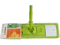 Швабра для пола с насадкой из микрофибры, Макарена, PERFECTO LINEA (Телескопическая рукоятка 67-120 см)