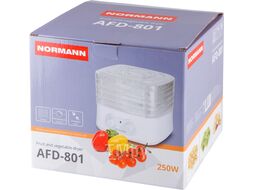Сушилка для овощей и фруктов AFD-801 NORMANN (250 Вт; 5 лотков; регулировка температуры)