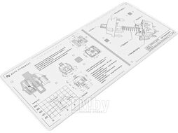 Коврик для мыши Дарк Проджект MD3a Aquamarine белый (DP-MD-0040)