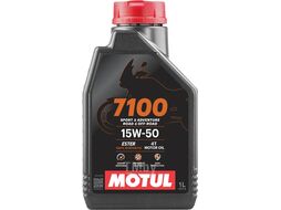 Масло моторное API SP,JASO MA2 (2023) MOTUL 15W50 (1L) 7100 4T (113208)