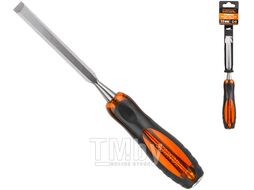 Стамеска плоская 12мм STARTUL MASTER (ST4072-12) (обрезиненная рукоятка, металлический затыльник)
