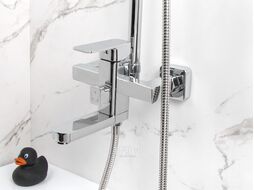 Душевая система D35-A, серия 380 (Короткий поворотный L-излив. Эксцентриков нет) ECONOCE EC0380