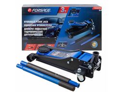 Домкрат подкатной гидравлический двухпоршневой 3т (h min 85мм, h max 430мм) Forsage F-T830018 HT