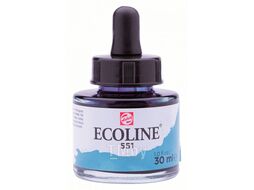 Краски жидкая акварель "ECOLINE" 551 небесно голубая светлая 30 мл.