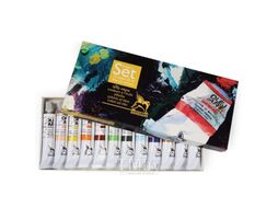 Набор красок масляных ." "Oils for art", 12 цветов RENESANS RENKOMPL