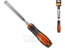 Стамеска плоская 14мм STARTUL MASTER (ST4072-14) (обрезиненная рукоятка, металлический затыльник)