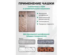 Алмазная чашка 125мм бетон TURBO ВОЛАТ
