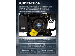 Электростанция сварочная ECO PE-160RW (1.1 кВт, 230 В, бак 15.0 л, для сварки постоянным током, 80А\160A)