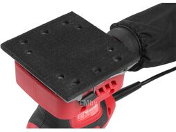 Виброшлифмашина WORTEX LX SS 1020 в кор. 240 Вт, 100х110 мм, 14000 кол/мин (крепление на липучке/скобах, 1.3 кг)