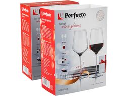 Набор бокалов для вина, 2 шт., 520 мл, серия Madrid, (Размер: 255х90 мм) PERFECTO LINEA 30-288301