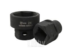 Набор проходных укороченных ударных головок 1/2" 15 пр. 10-24 мм, 28 мм, GARWIN 626620-SET15