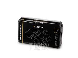 Набор ударных головок 1/2", 10-32 мм, CrMo, 15 предметов, RUNTEC RT-IS1B15