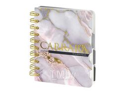 Записная книжка А6 120л на гребне с раздел. "ART JOURNAL.CARRARA" в кл/лин/точку Bruno Visconti 3-568/19