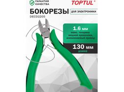 Бокорезы 130мм для электроники TOPTUL (DECD2205)