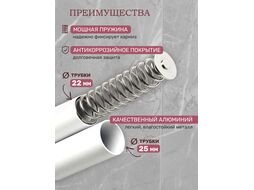 Карниз раздвижной алюминиевый 2,0 м, белый, PERFECTO LINEA 36-020103