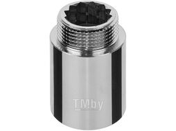 Удлинитель 1" вн.-нар. х 40 мм усиленный ХРОМ, (инд. упак.) AV engineering AVE301033