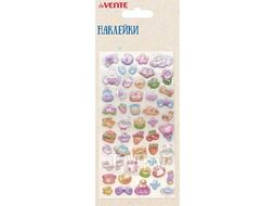 Наклейки 9x17,5 см "Зайцы в саду" 3D, объемные, эпоксидные, deVente 8132551