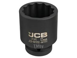 Головка ударная глубокая 1" 12гр 52мм JCB JCB-48810052