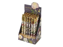 Ручка шариковая "FLORA.BLOOM FLOWERS", 0.38мм, синяя, корпус ассорти Bruno Visconti 20-0215/76