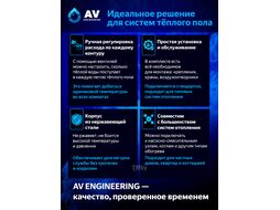 Коллекторная группа AVE136, 10 вых. AV Engineering