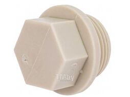 Заглушка резьбовая 25х3/4 СЕРАЯ Valfex 10163025Г