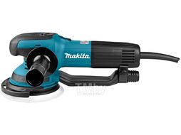 Эксцентриковая шлифмашина MAKITA BO 6050 J в чем. (750 Вт, 150 мм, 1600--6800 кол/мин, регул. об.)