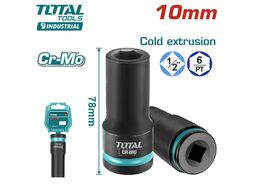 Торцевая головка удлиненная ударная 1/2 " 10 мм TOTAL THDIS12102L