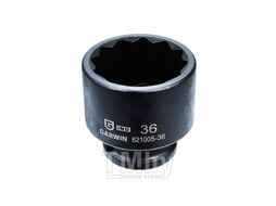 Головка, 1/2", 36 мм, торцевая, 12-гранная, ударная, GARWIN 621005-36