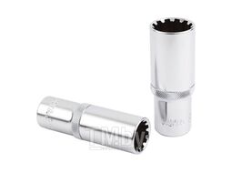 Головка, 3/8", 15 мм, торцевая, spline, глубокая, LICOTA P3015L