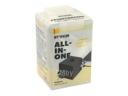 Электроразветвитель Stekker 250В 16A 2хUSB A+Type C ADP16-33-22 / 49658 (черный)