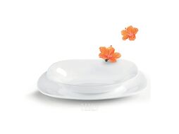 Тарелка столовая обеденная Bormioli Rocco Parma 27х27 см / 4.98860-1 (белый)