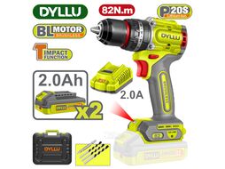 Дрель-шуруповерт ударная аккумуляторная DYLLU DTCDP8285