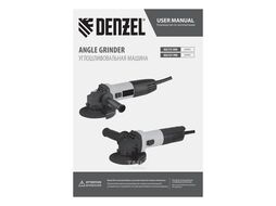 Машина шлифовальная угловая AGL115-800, 800 Вт, 115 мм, 11000 об/мин Denzel 26902