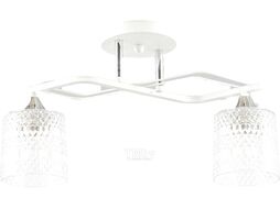 Потолочный светильник Aitin-Pro НПБ 02-2x60-101 / 6204/2 (белый/хром)