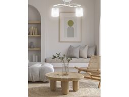 Потолочный светильник Aitin-Pro НПБ 02-2x60-101 / 6204/2 (белый/хром)