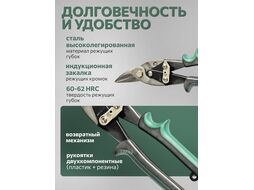 Ножницы по мет. 250мм, правый рез MASTER STARTUL (ST4010-R)