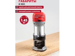 Фрезер кромочный WORTEX MM 5013-1 E в кор. + аксессуары (710 Вт, цанга 8 мм, 30000 об/мин, регул. об.) (MM50131E02618)