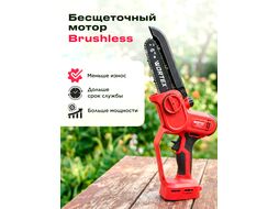 Аккум. мини-пила CEC 2518-2 в чем. ALL1 XLT SET БЕСЩЕТ., 18 В, 6 (шина 15 см, 1/4", 3 мм) WORTEX 1334828