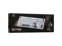 Клавиатура S98 3in1 Light Blue-White-Black Purple Reaper Switches Russia Aula 80005318