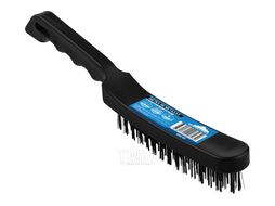 Щетка по металлу с пласт. ручкой 4-ряд, VERTEXTOOLS 1212-03