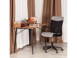 Кресло офисное Tetchair Fly флок (серый/черный)