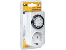 Розетка с таймером IEK ERT-20-1-16-S-30-0-20-K01 (белый)