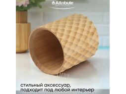 Подставка для кухонных приборов Attribute Bamboo Curve AGB012