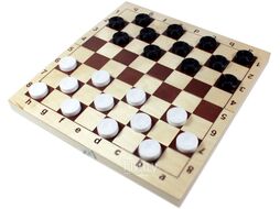 Набор настольных игр Десятое королевство Шахматы и шашки пластмассовые / 03879