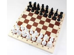 Набор настольных игр Десятое королевство Шахматы и шашки пластмассовые / 03879